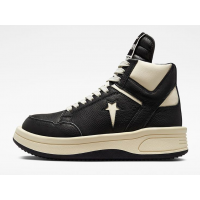 Rick Owens x Converse Turbodrk Black Cloud Cream