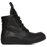 Converse x Rick Owens Lido Jumbo Laced Geobasket High Total Black
