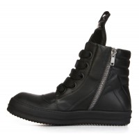 Converse x Rick Owens Lido Jumbo Laced Geobasket High Total Black