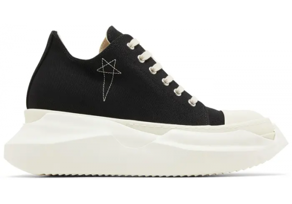 Rick Owens EDFU DRKSHDW Pentagram Embroidery Abstract Low Black Milk