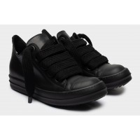 Rick Owens Jumbo Laced Low All Black