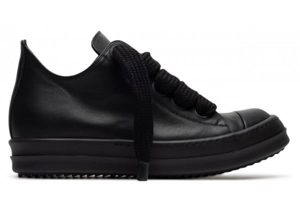 Rick Owens Jumbo Laced Low All Black