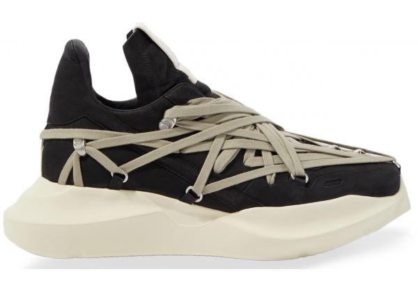 Rick Owens Megalace Geth Runner Black