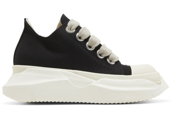 Rick Owens Jumbo Porterville DRKSHDW Laced Abstract Pearl Black