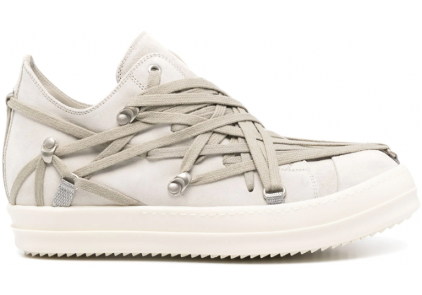 Rick Owens Megalace Hollywood Low Dinge Milk