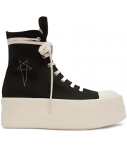 Rick Owens Double Bumper Drkshdw Platform High Black
