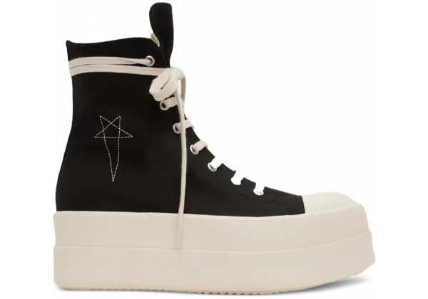 Rick Owens Double Bumper Drkshdw Platform High Black