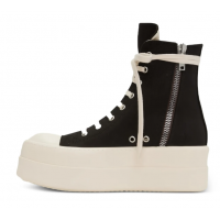 Rick Owens Double Bumper Drkshdw Platform High Black