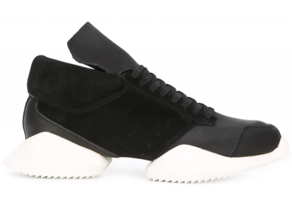 Rick Owens x Adidas Tech Runner Black