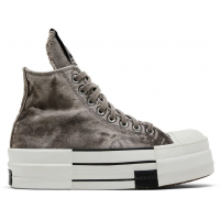 Rick Owens x Converse DRKSHDW DBL DRKSTAR Chuck 70 High Washed Concrete Brown