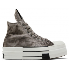 Rick Owens x Converse DRKSHDW DBL DRKSTAR Chuck 70 High Washed Concrete Brown