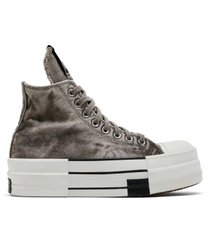 Rick Owens x Converse DRKSHDW DBL DRKSTAR Chuck 70 High Washed Concrete Brown