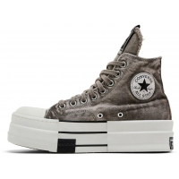 Rick Owens x Converse DRKSHDW DBL DRKSTAR Chuck 70 High Washed Concrete Brown