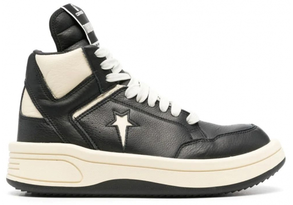 Rick Owens x Converse Turbodrk Black Cloud Cream