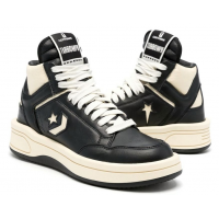 Rick Owens x Converse Turbodrk Black Cloud Cream