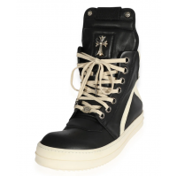 Rick Owens Geobasket x Chrome Hearts High Black