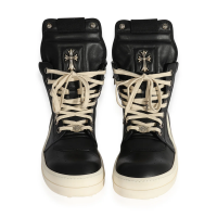 Rick Owens Geobasket x Chrome Hearts High Black