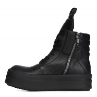 Rick Owens Mega Bumper Geobasket Sneaker Total Black