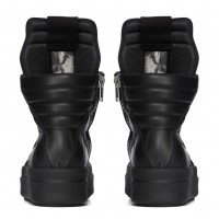 Rick Owens Mega Bumper Geobasket Sneaker Total Black
