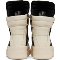 Rick Owens Mega Bumper Geobasket Sneaker Black Milk