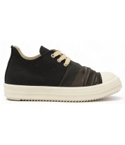 Rick Owens DRKSHDW Hustler Low Denim Black White