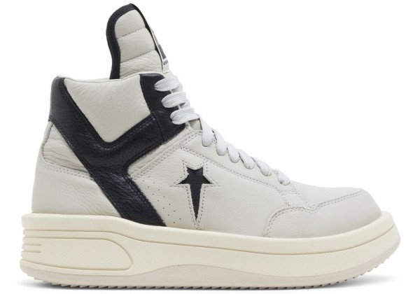 Rick Owens x Converse DRKSHDW TURBOWPN Mid Oyster Black