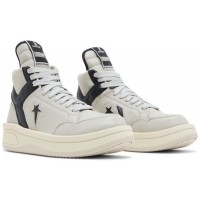 Rick Owens x Converse DRKSHDW TURBOWPN Mid Oyster Black