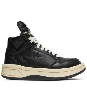 Rick Owens x Converse DRKSHDW TURBOWPN Mid Black Cream