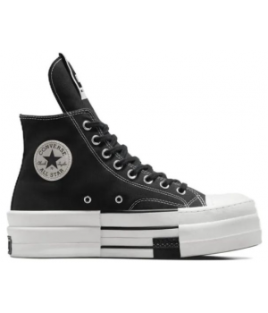 Rick Owens x Converse Drkshdw Dbl Drkstar Chuck 70 High Black